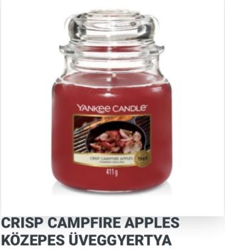 Crisp campfire apples