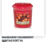 Mandarin Cranberry mintagyertya