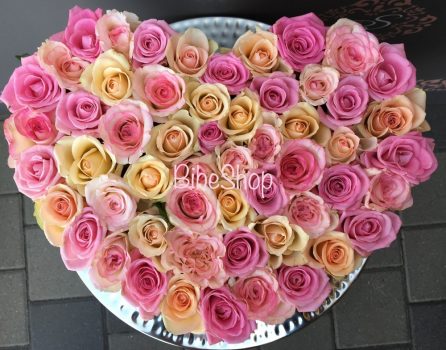 rózsabox vintage rózsaszín
